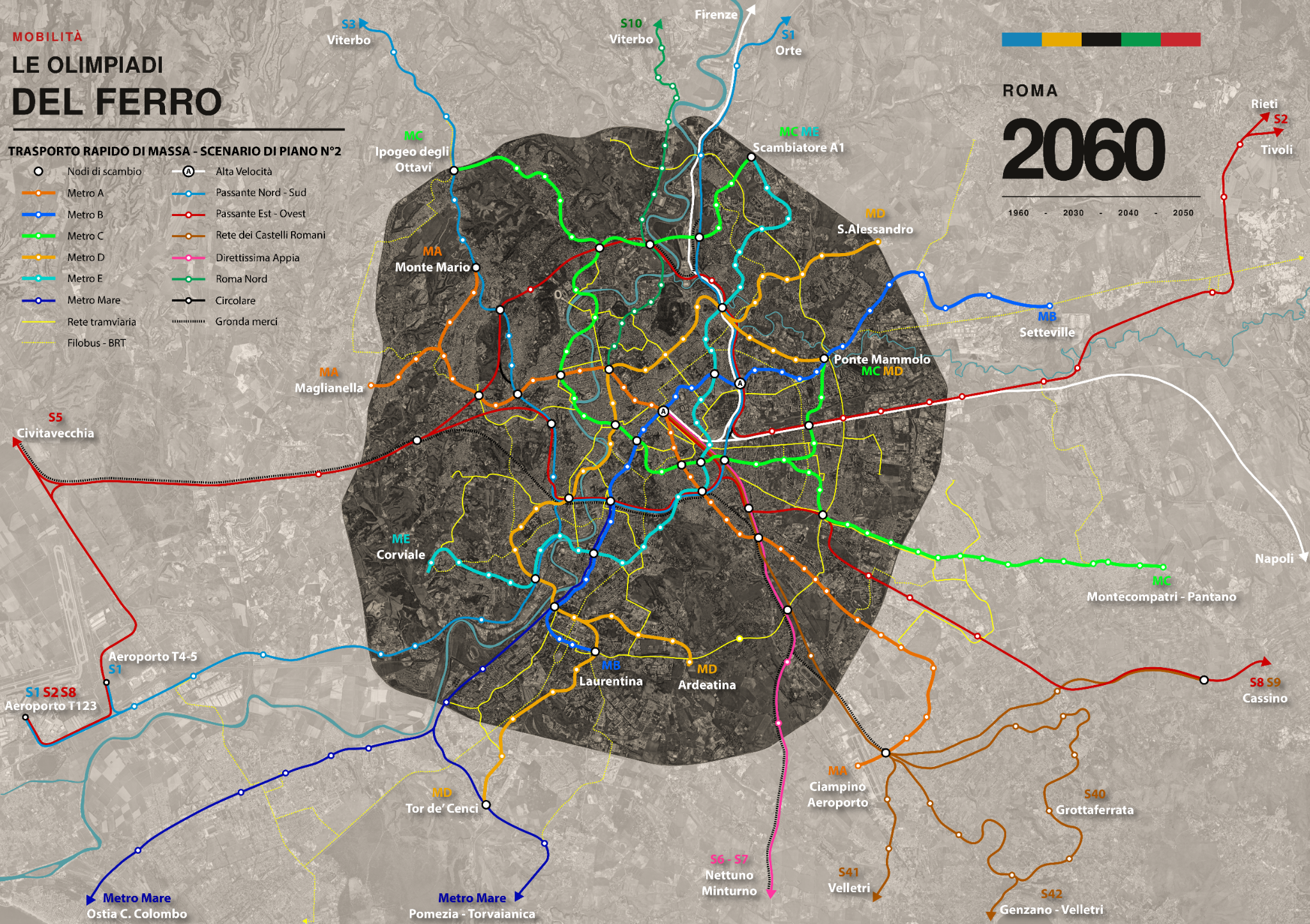 Mappa territoriale dello Scenario 2
